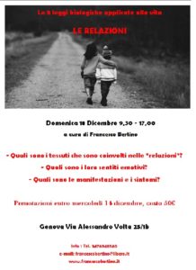 Osteopata Francesco Bertino | Genova | Corso sulle 5 leggi biologiche