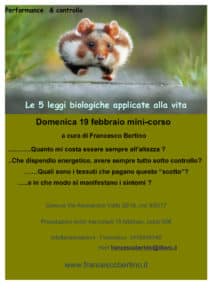 Osteopata Francesco Bertino | Genova | Corso sulle 5 leggi biologiche