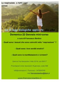 Osteopata Francesco Bertino | Genova | Corso sulle 5 leggi biologiche