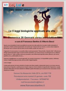 Osteopata a Genova Francesco Bertino | 5 leggi biologiche, massofisioterapia, qi-gong